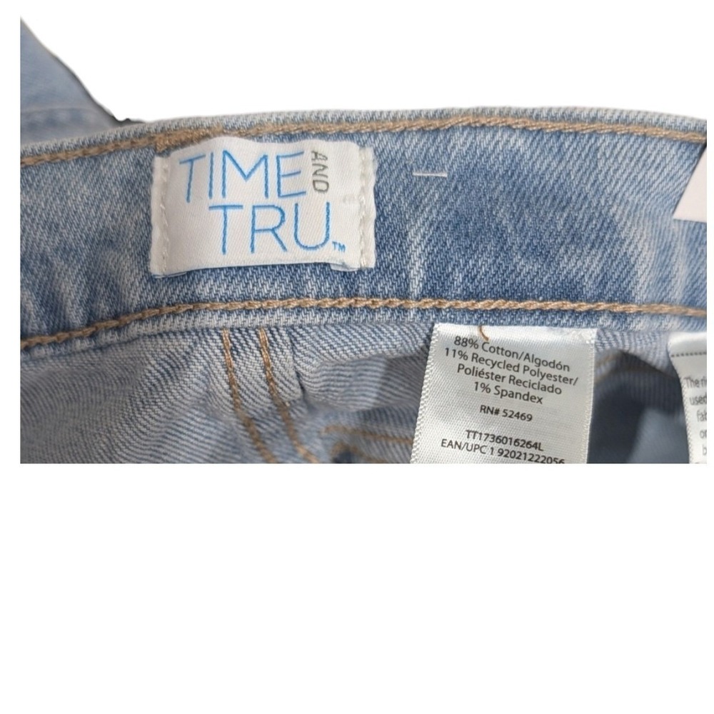 High Rise Barrel Leg Jeans 28" Inseam Light Wash Womens Size 14 New NWT - Picture 9 of 11